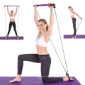 Exercise Resistance Band Yoga Pilates Bar, Muscle Toning Bar Home Gym Resistance Bands Pilates Bar Kit^